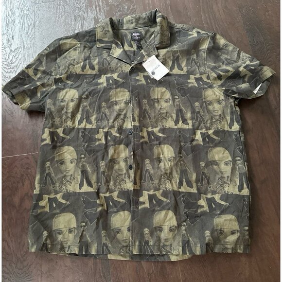 bratz forever 21 button up men’s nwt - Picture 1 of 3